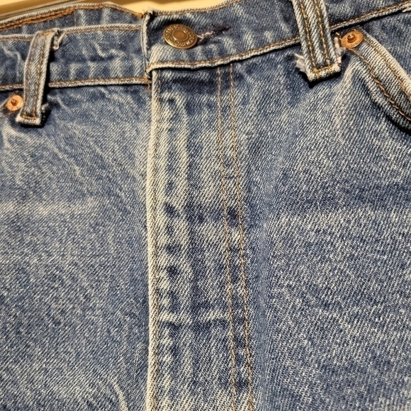 Levi's 20505 0217 vintage shorts orange tab W35 L33. - Picture 9 of 11